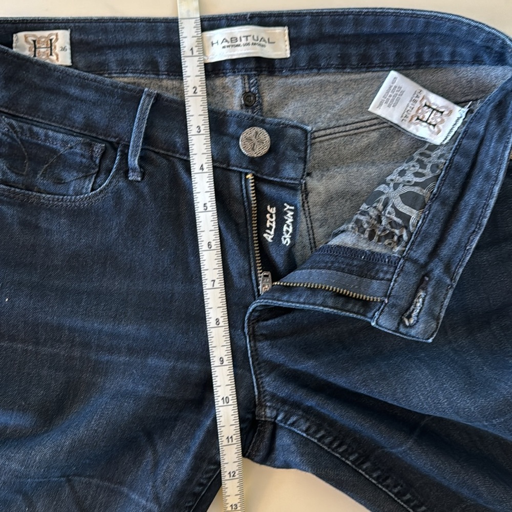 Habitual Alice Jeans Low Mid Rise size 26 - Picture 4 of 8